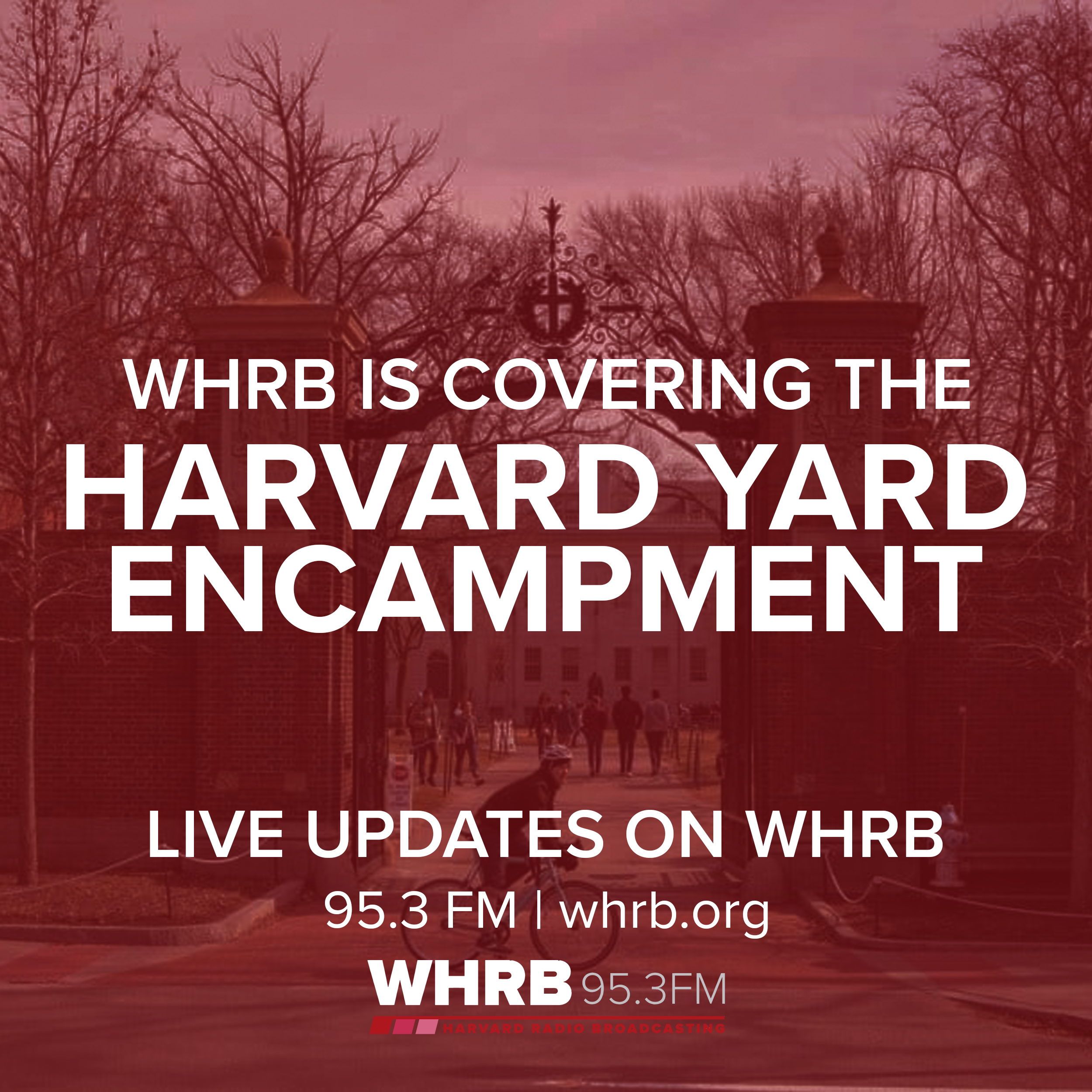 Harvard Encampment Coverage at whrb.org