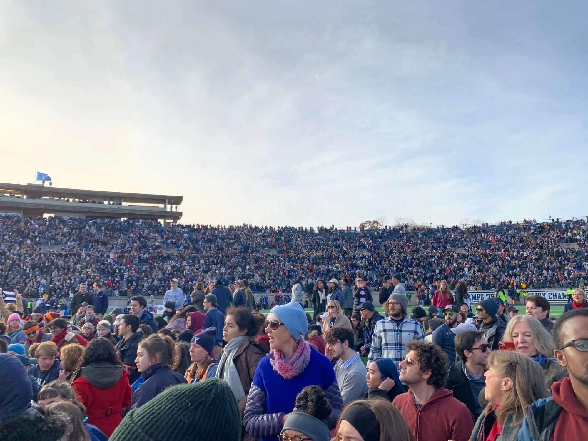 Exclusive Audio: Harvard Yale Protest and Delay