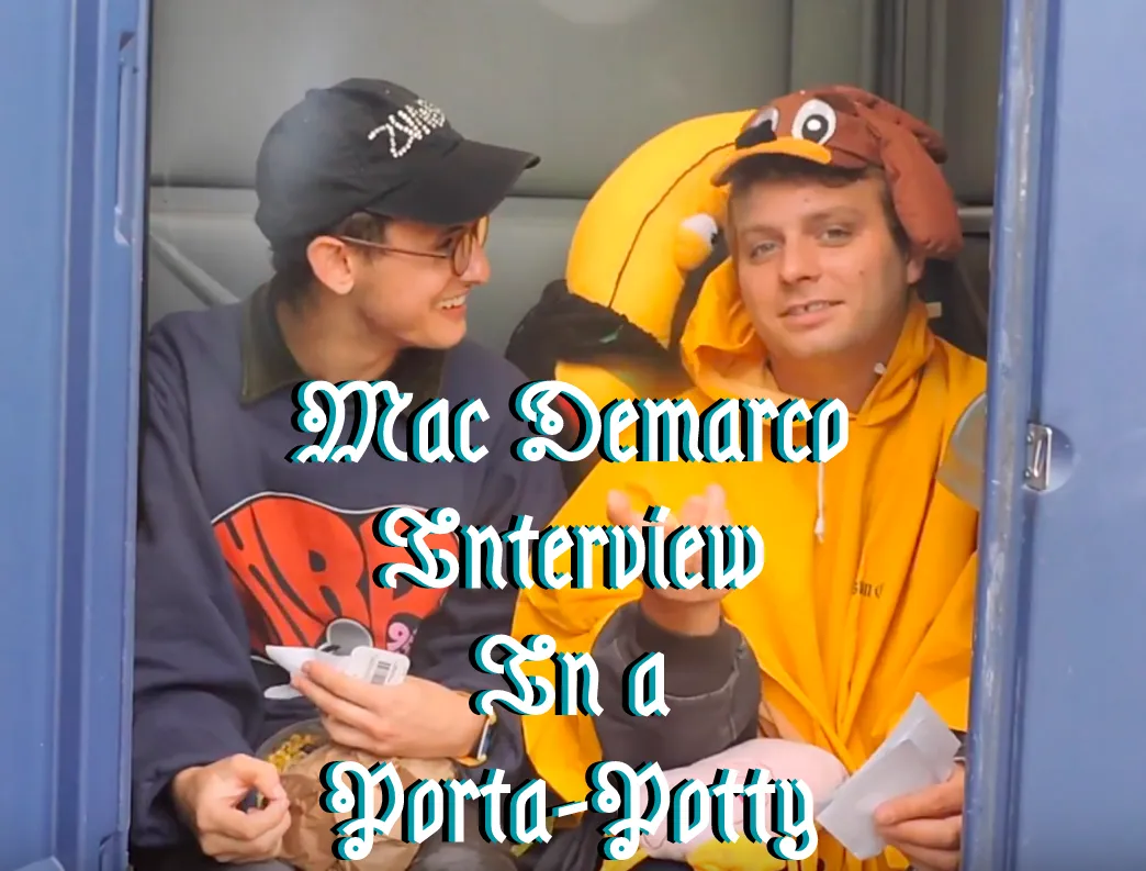 Mac Demarco Interview In a Porta-Potty at Boston Calling!